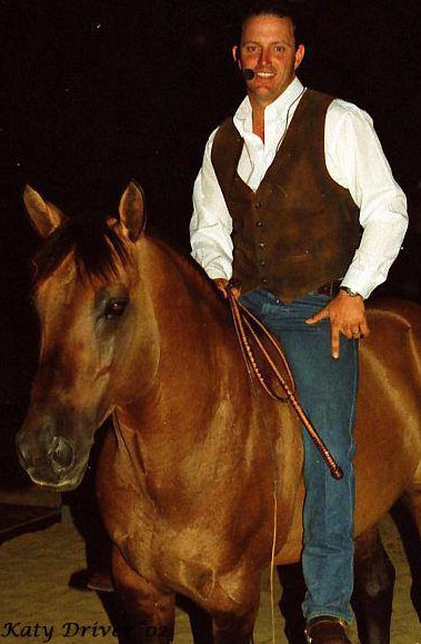 Guy McLean and his horse Nugget at Equitana