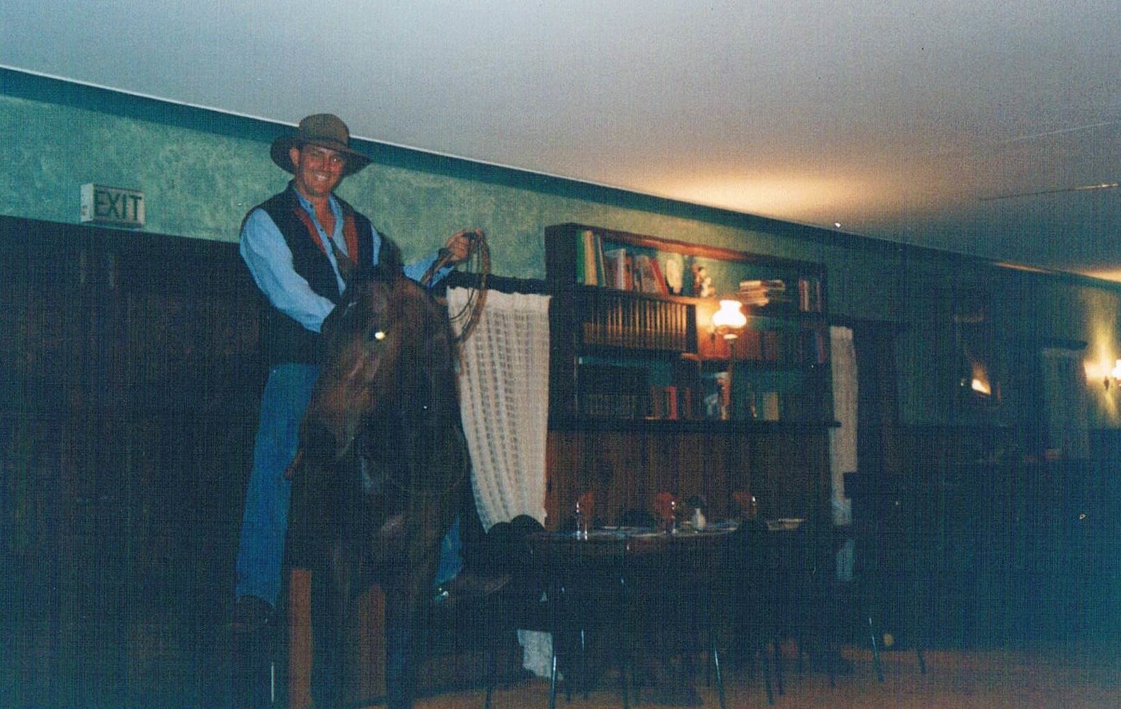 Guy in the Restaurant at Susan River Homestead Adventure Resort